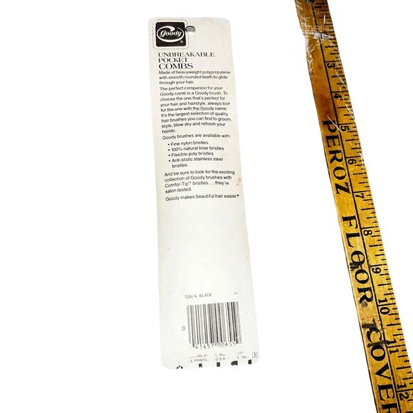 Vintage Goody's "unbreakable combs" set 3 combs in pack made in USA - Picture 7 of 9